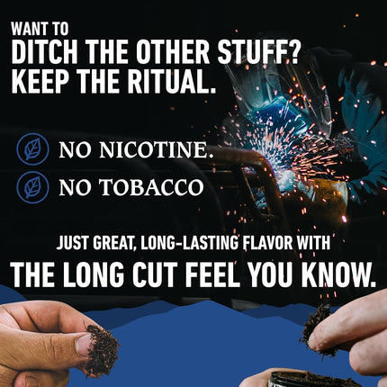 Smokey Mountain Arctic Mint Snuff, 5 Cans, no Tobacco and no Nicotine, Refreshing Herbal and Smokeless Chew Alternative