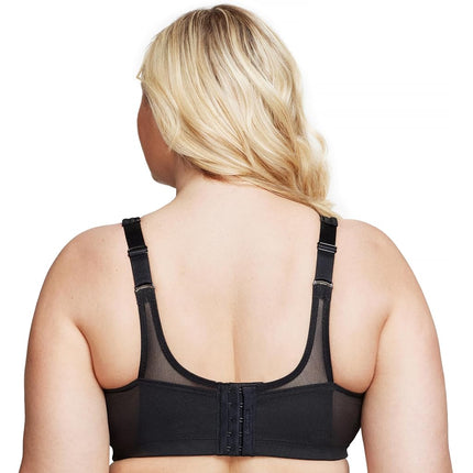 Glamorise MagicLift Seamless Sports Wirefree Bra 1006 (Women's & Women's Plus) Black