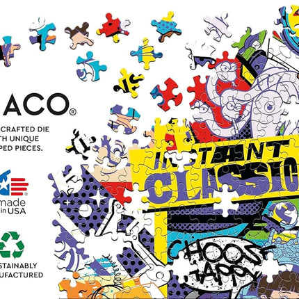 Ceaco - Disney - Pixar - Graffiti - 1500 Piece Jigsaw Puzzle for Adults - Challenging Puzzle Perfect for Game Nights - Finished Size is 38.5 x 26.5