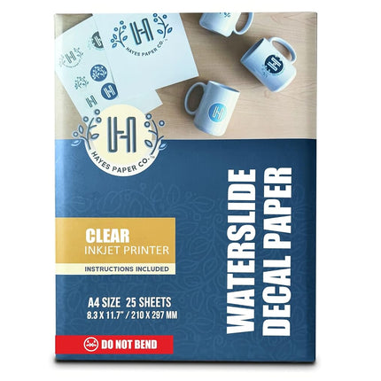 Hayes Waterslide Decal Paper for Inkjet Printers |