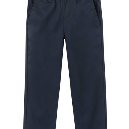 Nautica Boys' School Uniform Flat Front Twill Pant
