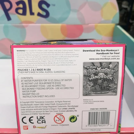 The Original Sea Monkeys - Magic Castle - Grow Your Own Pets Science Kit- Includes Eggs, Food, and Water Purifier (Packaging May Vary)
