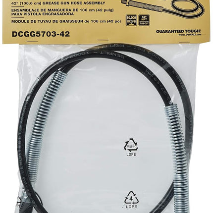 DEWALT DCGG5703-42 Grease Gun Hose Assembly (42IN), Multi, One Size