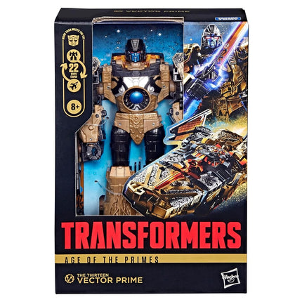 Transformers Age of the Primes The Thirteen Vector Prime, Voyager Class 7-Inch Converting Action Figure, Robot Toys for Ages 8+