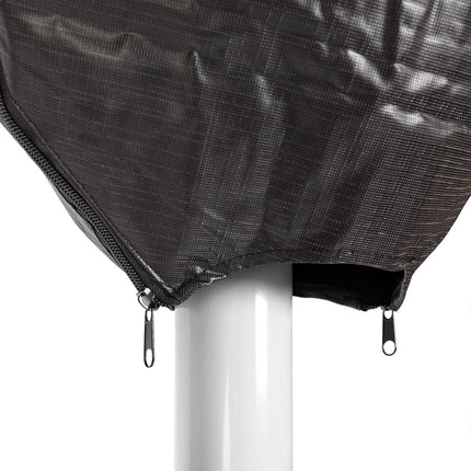 Fire Sense 02054 Outdoor Vinyl Head Cover LPG Patio Heaters Heavy Duty 10 Gauge Felt Lined Waterproof Weather Resistant with 32" Reflectors - Black