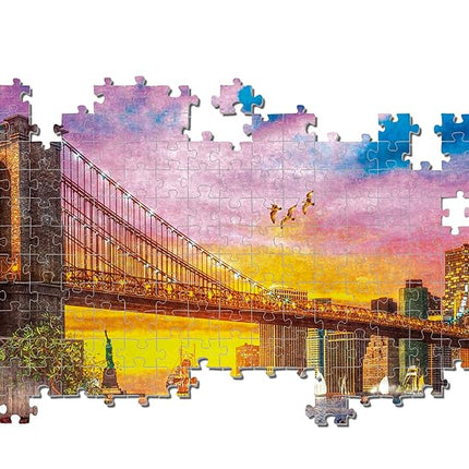 Clementoni - 33552 collection Manhattan Balcony Sunset - Jigsaw Puzzle 3000 Pieces, Jigsaw Puzzle For Adults - Made In Italy