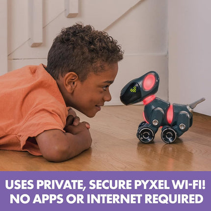 Recursos de aprendizaje PYXEL Coding Pet Lenguajes de codificación Blockly y Python Robótica STEM Robot de codificación interactivo programable para niños Regalos para niños y niñas de 8, 9, 10 años en adelante