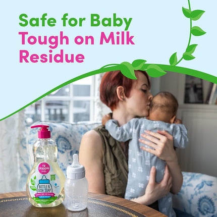 Dapple Baby, Bottle and Dish Soap Dish Liquid Plant Based Hypoallergenic 1 Pump Included Fluid Ounces Packaging May Vary, Fragrance Free, Fragrance Free, 50.7 Fl Oz, (Pack of 3)