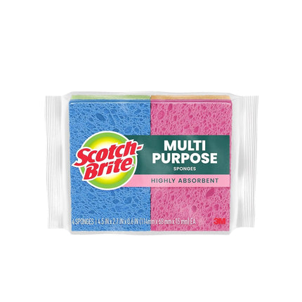 ocelo Cellulose Sponge, 4-Sponges/Pk, 10-Packs, (4