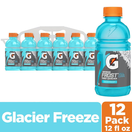 Gatorade Thirst Quencher, Frost Glacier Freeze, 12 Fl Oz (pack of 12)