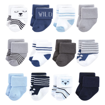 Hudson Baby Baby Girls' Cotton Rich Newborn and Te