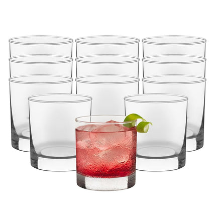 Libbey 917CD Heavy Base Rocks Glasses Set of 12, R