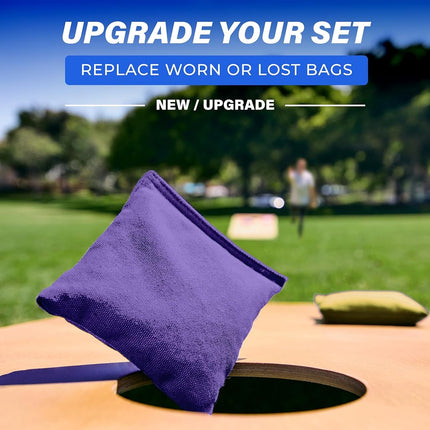 GoSports Premium Bean Bag (4 Set), Purple