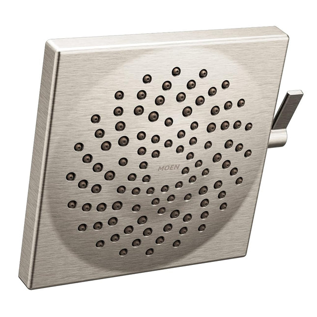 Moen S6345BN Velocity Two-Function 8-1/2" Diameter Spray Rainshower Showerhead, Brushed Nickel