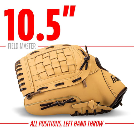 Franklin Sports 12.0 PVC FLDMSTR Gold BBG REG, Negro y Dorado, 12 Pulgadas