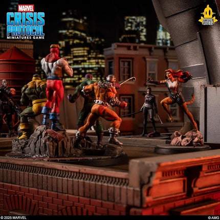 Asmodee, Marvel: Crisis Protocol - Echo, Ronin & Tigra, Pack Personnages, Atomic Mass Games, Jeu de Plateau, 2 Joueurs, à partir de 14 ans, 90-120 Minutes, Anglais, Français et Espagnol