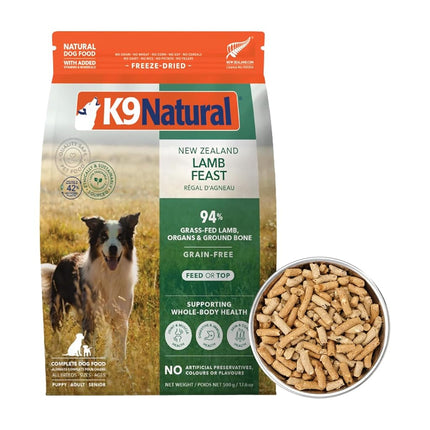 K9 Natural Lamb Freeze-Dried Dog Food, Grain-Free,