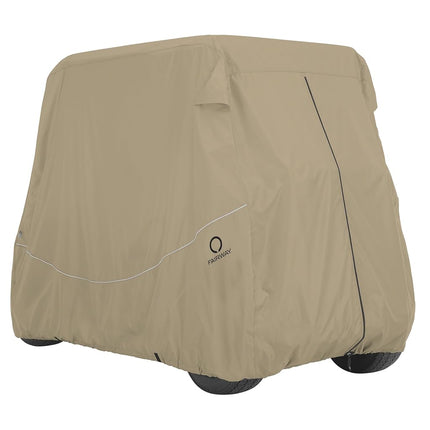 Classic Accessories 4010568-SSI Fairway Golf Cart Quick-Fit Cover Long Roof - Khaki - multi, N/A
