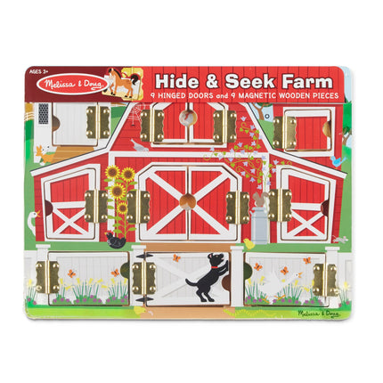 Tablero magnético de la granja de Melissa & Doug: Tablero magnético de la granja, 30.48 cm (largo) x 22.86 cm (ancho) x 1.91 cm (alto), 4592