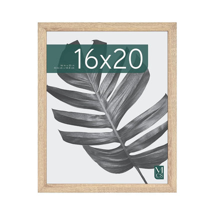 MCS Industries Inc 63732 16x20 Inch Studio Gallery, Natural Woodgrain Frames, 16x20
