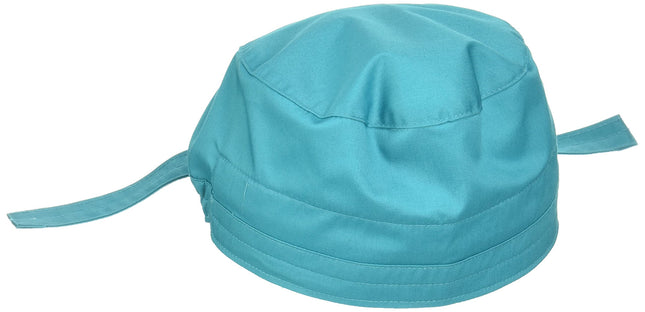 WonderWink Men's Unisex Tie Back Scrub Cap, Teal B