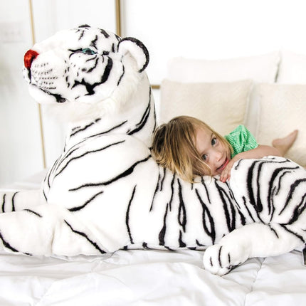 Melissa & Doug White Tiger Plush