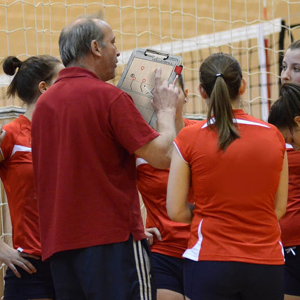 GoSports Volleyball Coaches Boards - 2 Sided Premium Dry Erase Clipboards