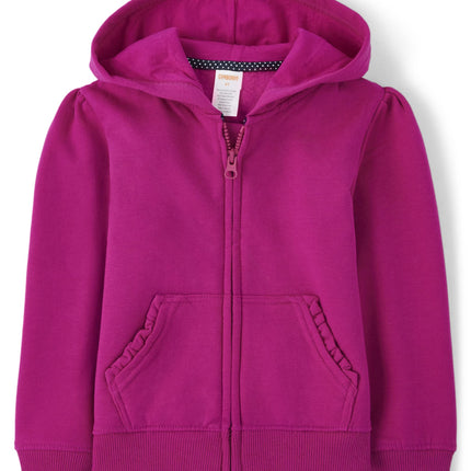 Gymboree Girls and Toddler Long Sleeve Zip Up Hood