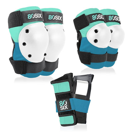 80Six Multi-Sport Pad Set - Knee Pads, Wristguards