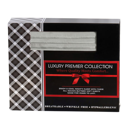 Elegant Comfort Luxurious Microfiber GIFT BOX 4-Pi