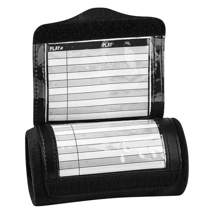 CHAMPRO Triple Wristband Playbook Pee Wee Black,Sm