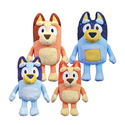Bluey Heeler Family Stuffed Animal Set of 4, 7-8” 