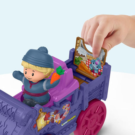 Fisher-Price Little People Toddler Toys Disney Frozen Arendelle Adventures Playset, Anna Elsa Olaf & Kristoff Figures, Kids Ages 18+ Months