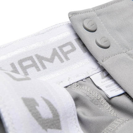Champro Women's Tournament Traditional Low-Rise Softball Pants with Braid