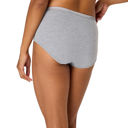 Hanes Women's Cotton Brief Underwear, 10-Pack