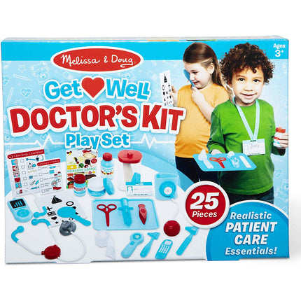 Doctor: Set de juego de simulación y paquete de 1 mini bloc para rascar de Melissa & Doug (08569)