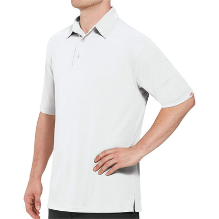 Red Kap Men's Short Sleeve Performance Knit Polo Shirt, White, XXL