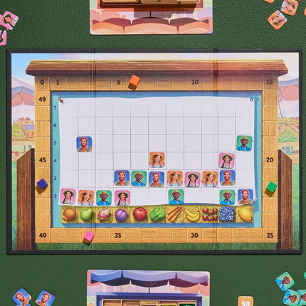 Market Fresh Board Game – Fun Strategy Tile Placement Game for Children, Teens and Adults – Ages 8+ – 1-4 Players – 45 Mins. – Family Games - English Version