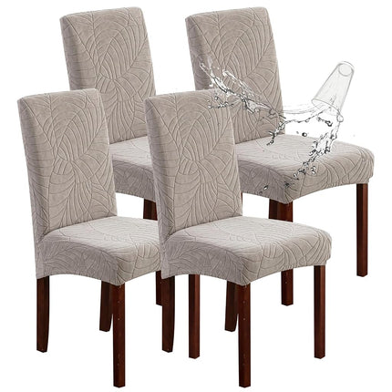 Genina 100% Waterproof Dining Chair Covers, Stretc