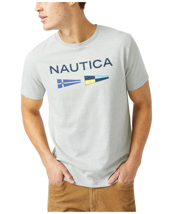 Nautica Men's Sustainably Crafted Logo Signal Flag