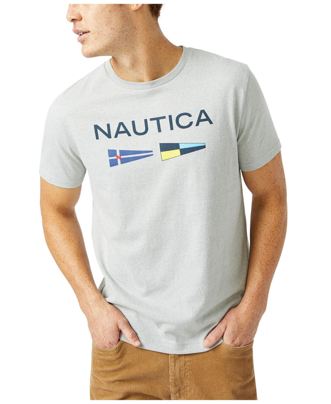 Nautica Men's Sustainably Crafted Logo Signal Flag
