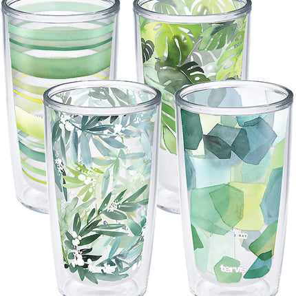Tervis Yao Cheng Green Crystal Made in USA Double 