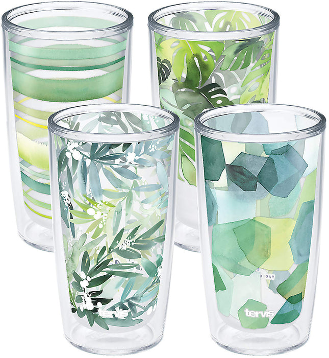 Tervis Yao Cheng Green Crystal Made in USA Double 