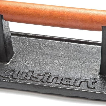 Cuisinart CGPR-221 Cast Iron Grill Press (Wood Handle)