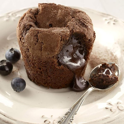 Lekue 150 ml Molten Lava Cake Mould, Pack of 6, Grey