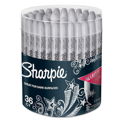 Sharpie 9597 Metallic Permanent Markers, Fine Poin