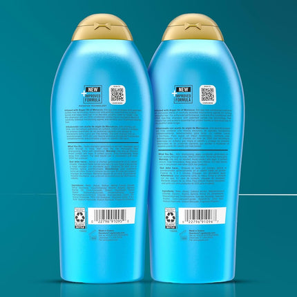 OGX Renewing + Argan Oil of Morocco Shampoo & Conditioner Set, Helps Strengthen & Repair Dry, Damaged Hair, Paraben-Free, Sulfate-Free Surfactants, 25.4 fl. Oz (Pack of 2)