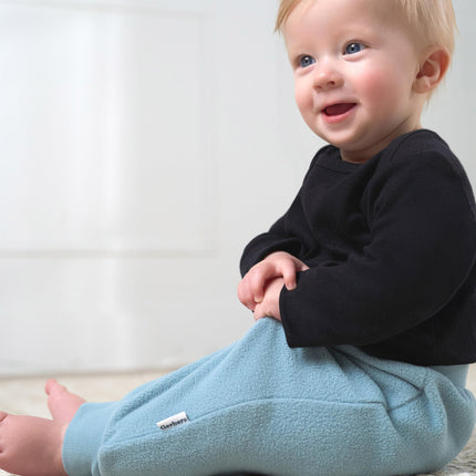 Gerber Baby-Boys 4-Pack Microfleece Pants, Light Oatmeal Heather, 6-9 Months