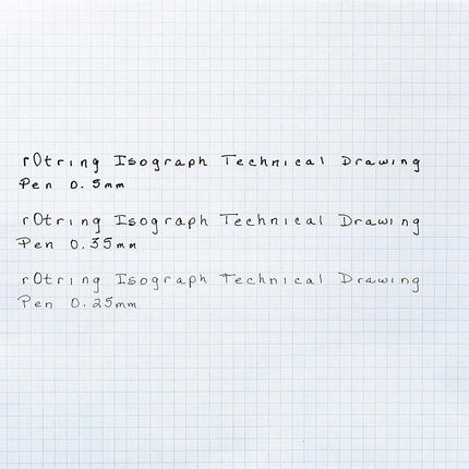 rOtring Isograph Technical Drawing Pen | 0.35 mm | Refillable Fineliner Pen
