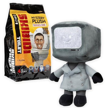 SKIBIDI 1320 Large PDQ Mystery Figures Plush, All-New Collectibles, Officially Licensed Toilet Merch, Multicolour